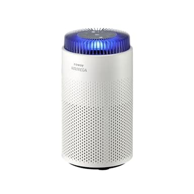 COWAY Purificador de Aire para Dormitorio, Hogar y Espacios Pequeños, Ideal para Alergias, Polvo, Polen, Mascotas y Olores, Ultra Silencioso 18,4 dB, Gran Rendimiento CADR 120,1 m³/h – AIRMEGA 50