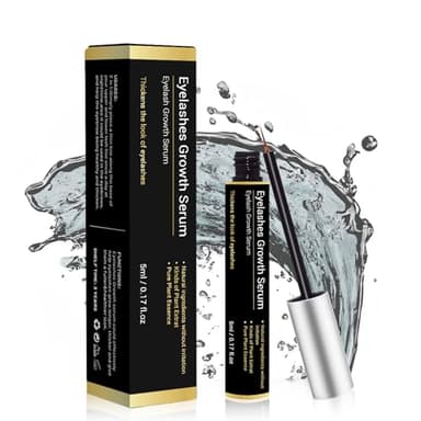 Sérum Crece Pestañas, Serum Pestañas Crecimiento, Suero Fortalecedor y Alargador de Pestañas y Cejas - Con Ingredientes Naturales(0.17FL.oz/5ml)