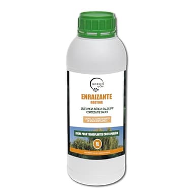 GREENGOF Enraizante Líquido, 1L. Orgánico con Hormonas Naturales. Estimula y Aumenta el Crecimiento de Las raíces de Cualquier Planta. Recomendado para Esquejes, Árboles, Plantas y Transplantes.