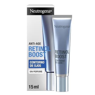 Neutrogena Retinol Boost Contorno de ojos (15 ml), crema antiedad con retinol para el contorno de los ojos, crema anti ojeras y bolsas, para una piel visiblemente más joven