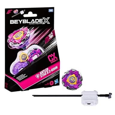 Beyblade X, Antler Stag B 2-60HN CX, Kit Inicial con Top y Lanzador