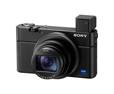 Sony DSCRX100M7AB.CE3 Cámara Compacta Premium Avanzada, Sensor Tipo 1.0, AF inigualable, 4K HDR, Rendimiento de Velocidad Superior, Negro, Cargador Incluido