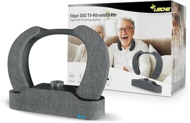 LEICKE Auriculares inalámbricos para TV, con estación de Carga, Ideales para Personas Mayores, con Bluetooth 5.3, entrada HDMI, AUX y óptico, amplificador