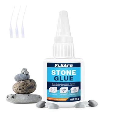 Superglue para piedra 35g, de secado rápido, para reparación y producción de, mármol, granito y piedra artificial. Transparente, resistente al agua y con fuerte adherencia