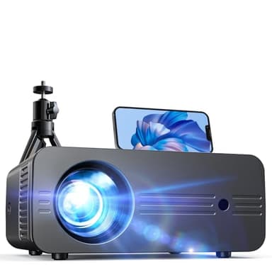 Proyector 5G WiFi Bluetooth, Full HD 1080P Nativo 4K Compatible 10000 Lux, iZEEKER Proyector Cine en Casa para Smartphone/PC/PS5/TV Stick