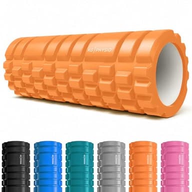 KG Physio Foam Roller - Rodillo Masaje Muscular para Piernas, Espalda y Brazos - Rulo Masaje Muscular Ultraligero Esencial para Liberar Tensiones Musculares - 33x12cm Rodillo Pilates