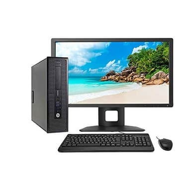HP ELITEDESK 800 G1 i5-4570 3.2GHz 16GB RAM 240GB SSD + 500GB HDD Windows 11 con WiFi y Pantalla 23" + Teclado y Ratón Incluidos (Reacondicionado)
