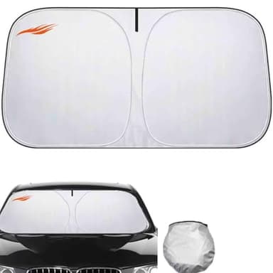 Genérico Parasol Coche Delantero Plegable, Silver, Protector Solar para Coche, Compatible con Hyundai Tucson 2020-2024, Todoterreno