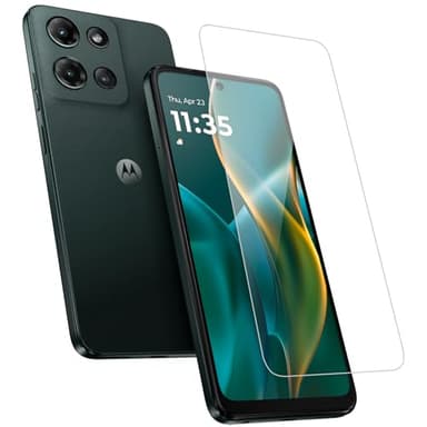Motorola Essentials - Protector de pantalla para Moto G (2025), vidrio templado resistente 9H, antihuellas, antiarañazos, antimanchas