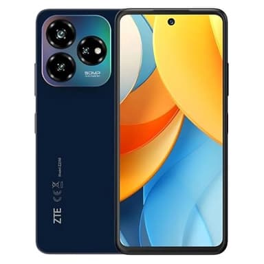ZTE Blade V60 Vita, Smartphone 6.6" HD+ 90Hz, 256GB ROM, 6GB RAM (+10GB RAM Virtual), Cámara Triple con IA de 50MP, Gran batería 5000mAh, NFC, Android 13, Color Dark Blue
