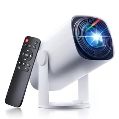 Mini Proyector Portátil 1080P Supote - SOOMFON Proyector para Movil 720P Nativo 270° Rotation Bluetooth Proyector TV para HDMI/TV Stick/USB/PS5/Laptop