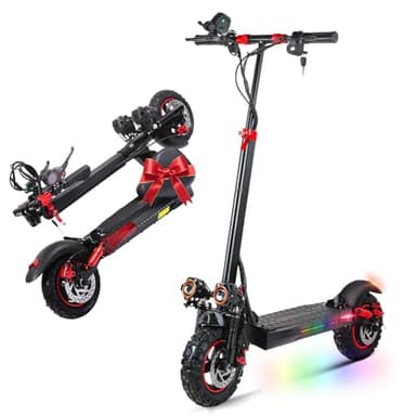 Patinete electrico para Adulto 800W,10" Patinete electrico Plegable,40-55 km de autonomía,batería de 48 V 15 Ah patín eléctrico, Velocidad de hasta 25 km/h,Carga máxima de 120 kg escooter