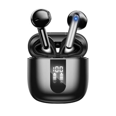 JBES Auriculares inalambricos Bluetooth, diafragmas de 13mm con Big Bass, Reproducción 60H, Cascos inalambricos Bluetooth 5.4, IP5, 4 micros para Llamadas nítidas Aptos para iPhone y Android