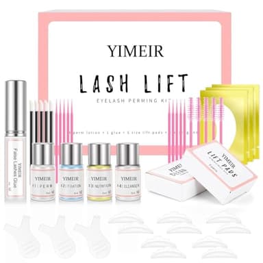 2025 Lifting Pestañas Kit,YIMEIR Lash Lift Kit,Kit de Permanente de Pestañas,Apto para Salones de Belleza(Versión Mejorada)