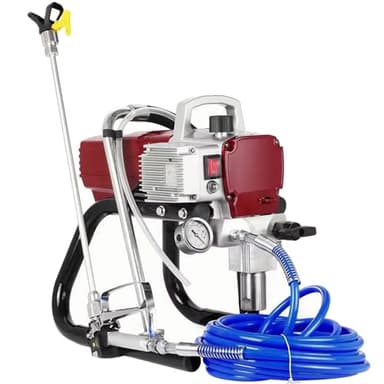 Pulverizador de Pintura 2300W Máquinas Pintura Airless, 220V, 2.3L/min Pistola de Pulverización Eléctrica sin Aire, Alta presión, Adecuado para fachadas de Casas, Suelos, Carreteras, etc