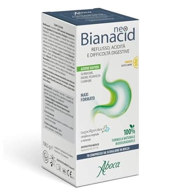 Aboca Neobianacid 70 comprimidos Sabor Limón