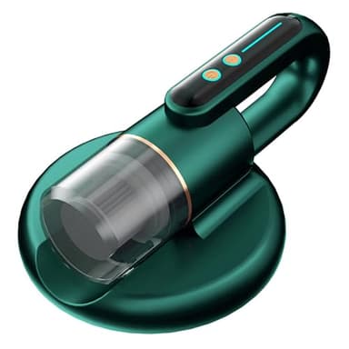 Peosaard Aspiradora de ácaros del Polvo, aspiradora de colchón Limpiador antiácaros del Polvo con lámpara UV Fuerte Potencia de succión De Mano Inalámbrico para Cama, sofá, colchón