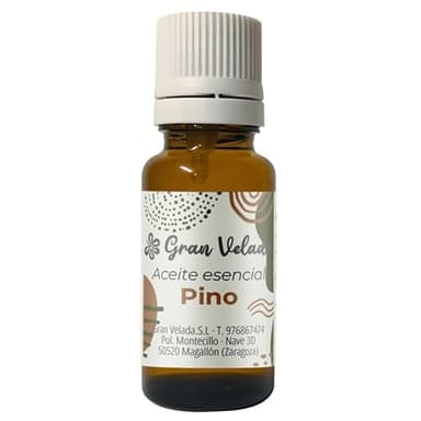 Gran Velada - Aceite Esencial de Pino Puro 30 ml para Aromaterapia y Cosmética Artesanal | Propiedades Antisépticas y Antiinflamatorias | Ideal para Jabones, Champús y Masajes