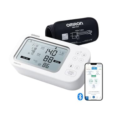OMRON X7 Smart AFib Tensiómetro | Detecta Fibrilación Auricular con cada toma de tensión en casa | Clínicamente validado incl. embarazo y diabetes | 2 Usuarios | Brazalete Intelli Wrap 22-42cm