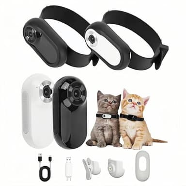Genérico Mini Cámara Acción 360 Camaras Deportivas 1080P Camara Moto Magnético Portátil, POV Camera Bodycam Gran Angular 150°, DV Vlog CAM Video Pulgar para Registros Diarios Ciclismo (Negro)