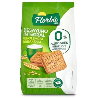 Florbu Galletas Integrales sin Azúcares Añadidos, 350g