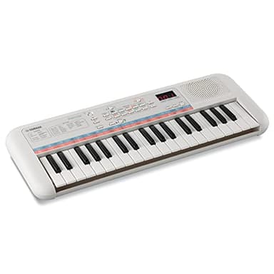 YAMAHA Remie (PSS-E30) Teclado Portátil con 37 Mini Teclas, Blanco