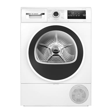 Bosch - Secadora con bomba de calor, 8 kg, Serie 4, Easy Clean, AutoDry, Antiarrugas, Blanco, WTR85V00ES