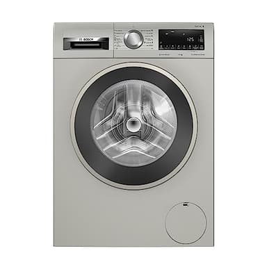 Bosch - Lavadora de carga frontal, 10 kg, 1400 RPM, Serie 6, Programa AntiManchas e HigienePlus, ActiveWater Plus, Motor EcoSilence, Acero mate antihuellas, WGG254ZXES