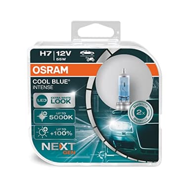 OSRAM H7 Lámpara Faro de Carretera 55W 5000K Luz Alta Halógena 64210CBN-HCB