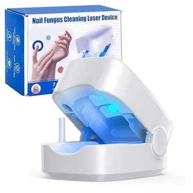 Dispositivo OrthoVital laser uñas hongos, Dispositivo Láser para Uñas con Hongos (470nm), Tratamiento laser onicomicosis Portátil, Luz Azul para Onicomicosis, Fácil de Usar en Casa