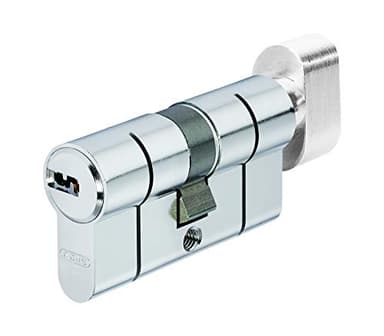 Abus - Eurocilindro puntos niquel 5 K y T Pomo lado 30mm