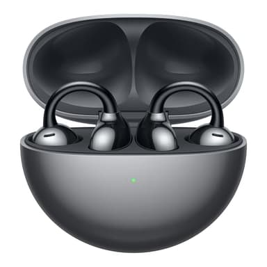 HUAWEI FreeClip Auriculares Inalámbricos Bluetooth,Clip Innovador,Open-Ear,Gran Duración de Batería,Cancelación de Ruido en Llamadas por IA,Resistencia IP54 al Polvo y a Salpicaduras de Agua,Negro