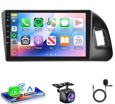 2G+64G Android 13 Radio Coche para Audi Q5 2010-2018, 9 Pulgadas HD de Pantalla Táctil Autoradio con Carplay Android Auto Inalámbrico GPS Wi-Fi USB Bluetooth Radio FM RDS Cámara Trasera