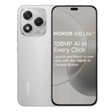 Honor 400 Lite 5G 8GB/256GB 6.7" AMOLED 108MP IA 35W WiFi AC Android 15 Gris
