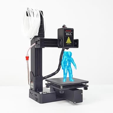 Mini Impresora 3D, Impresoras 3D FDM para Principiantes, Tamaño de Impresión 4x4x4, Compatible con TPU PLA de 1,75 Mm, Pequeña Máquina de Impresión 3D con Plataforma (Enchufe de