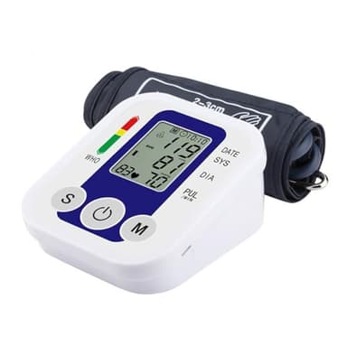 Monitor de presión arterial grande para adultos, máquina digital clínicamente precisa para la parte superior del brazo con detección de arritmia, transmisión de voz y almacenamiento de memoria 198