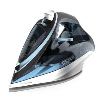 Cecotec Plancha Horizontal IronHero 2600 Vital con 2600 W, Tecnología Power Steam, Golpe de Vapor 200 g/min, Suela Turbo Slide, Sistema Antigoteo, Cyclo Clean, Filtro Antical, Precision Tip