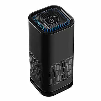 Purificadores de aire silenciosos para el hogar, limpiador de aire, ácaros, purificador de aire para alergias en el hogar con doble filtro H13 Hepa, partículas de alergia al polen, polvo, humo, para