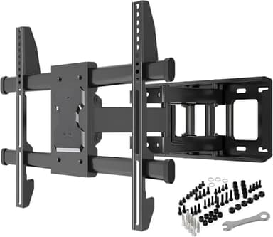 Soporte de Pared para TV 32-85 Pulgadas - Inclinación y Giratoria – MAX VESA 600x400mm - Ultra Delgado para Pantallas LED, LCD, Plasma y Curvadas - Capacidad de Carga Máx 60 kg