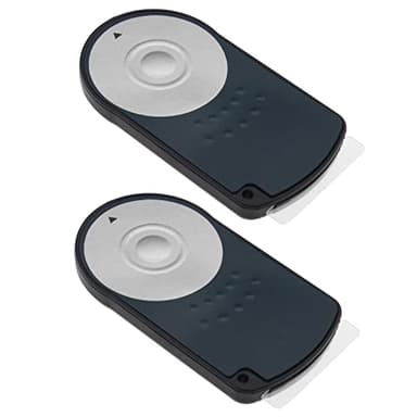 OTOTEC 2 mandos a distancia inalámbricos RC-6 IR compatibles con cámaras Canon 650D, 70D, 700D, 60D, 5D2, 800D, disparador de cámara infrarroja de repuesto