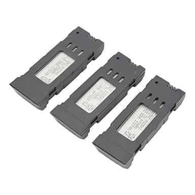 Xiuganpo Batería de Litio de Larga Duración de 3 Piezas para Drones RC con Cable 3 en 1 para E58 L800 JY019 S168 (600mah)