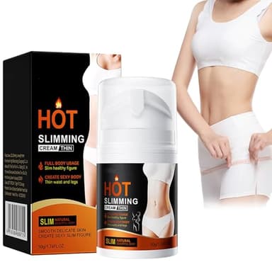 Crema Adelgazante, Rápido Crema Adelgazante, Reductor Anticelulítico y Quemagrasas, Potenciador de Entrenamiento para Moldear Cintura- 50g