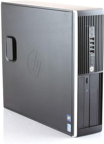 Hp Elite 8300 - Ordenador de sobremesa (Intel Core i7-3770, 16GB de RAM, Disco SSD 240GB + 500GB HDD, Lector DVD, Windows 11 Pro ES 64) - Negro (Reacondicionado) (Sin Periféricos)