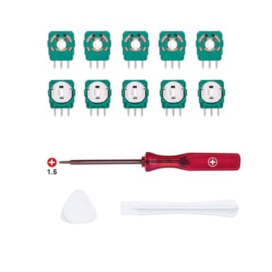 Mcbazel Repuesto de Sensor de Potenciómetro para Mando PS5 DualSense, 10 Piezas de Sensor de Módulo de Palanca de Control de Resistencia para Joystick Analógico de Mandos PS5 DualSense