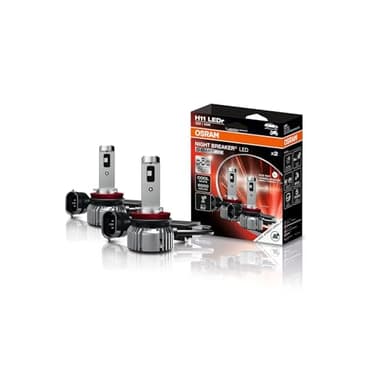 OSRAM NIGHT BREAKER LED SMART ECE H11, lámpara LED de reequipamiento homologada ECE R37, luz de carretera/cruce/niebla, sin necesidad de certificado, 6000 K, 12 V