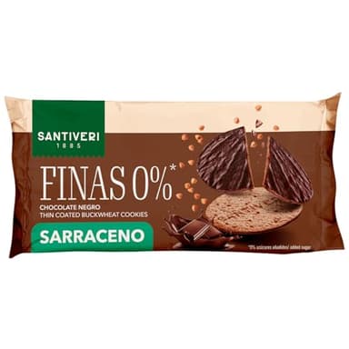 SANTIVERI - GALLETA FINA 0% BAÑADA - SARRACENO (1U)