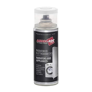 AMBRO-SOL, Pintura Spray Radiadores y Electrodomésticos, Color Blanco Perla, 400 ml