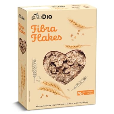 DIA GRANDIA cereales fibra flakes caja 375 gr