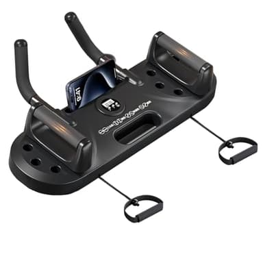 Tablero de Pilates para Entrenamiento en Casa | Tablero de Ejercicio Multiusos con Ruedas Extraíbles | Máquina de Ejercicios para Hombres y Mujeres Entrenamiento Full Body,Uso en Interior Dormitorio S