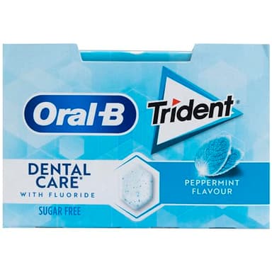 CHICLES TRIDENT ORALB MENTA 17GX12